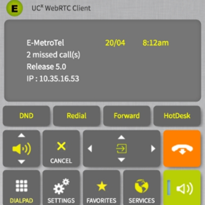E-MetroTel Telephony Solution - UCX